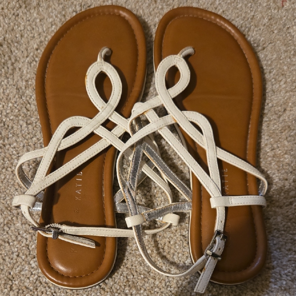 Women's Cream Sandals